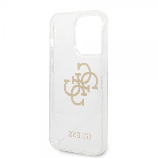 Guess iPhone 14 Pro Max Kuori Full Glitter Transparent