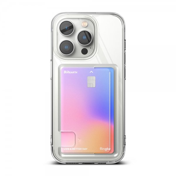 Ringke iPhone 14 Pro Max -suojakuori Fusion Card Clear