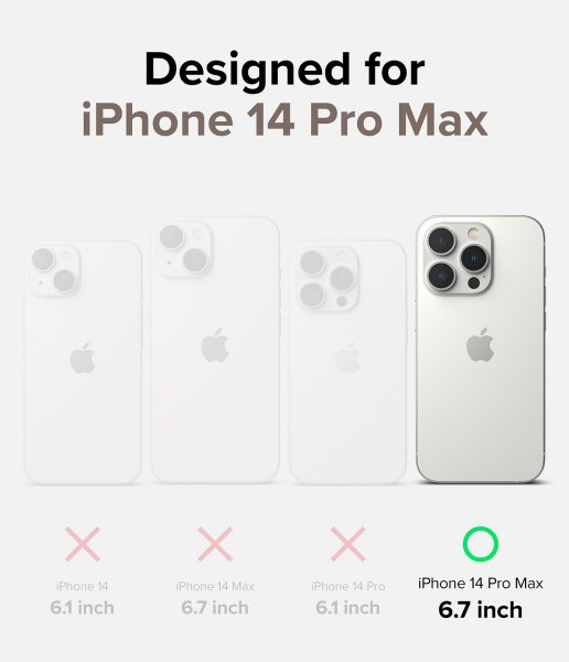 Ringke iPhone 14 Pro Max -suojakuori Fusion Card Clear