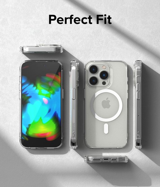 Ringke iPhone 14 Pro Max -suojakuori Fusion Magnetic Matte Clear