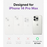 Ringke iPhone 14 Pro Max -suojakuori Fusion Matte Smoke Black