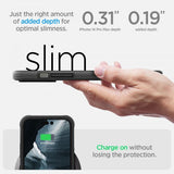 Spigen iPhone 14 Pro Max -suojakuori Geo Armor 360 MagFit musta