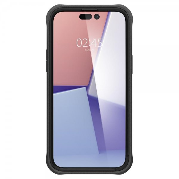 Spigen iPhone 14 Pro Max -suojakuori Geo Armor 360 MagFit musta