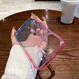 iPhone 14 Pro Max Suojakuori Glitter Gradient Vihreä
