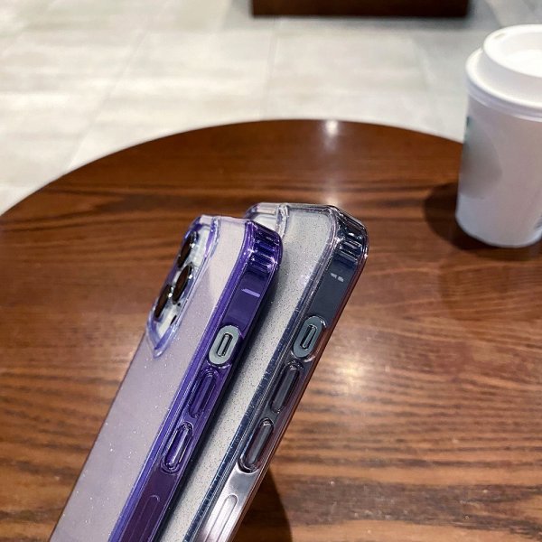 iPhone 14 Pro Max Suojakuori Glitter Gradient Vihreä