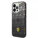 Ferrari iPhone 14 Pro Max Suojakuori Gradient Scuderia Musta