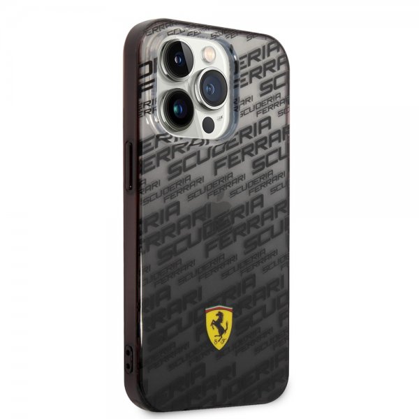 Ferrari iPhone 14 Pro Max Suojakuori Gradient Scuderia Musta