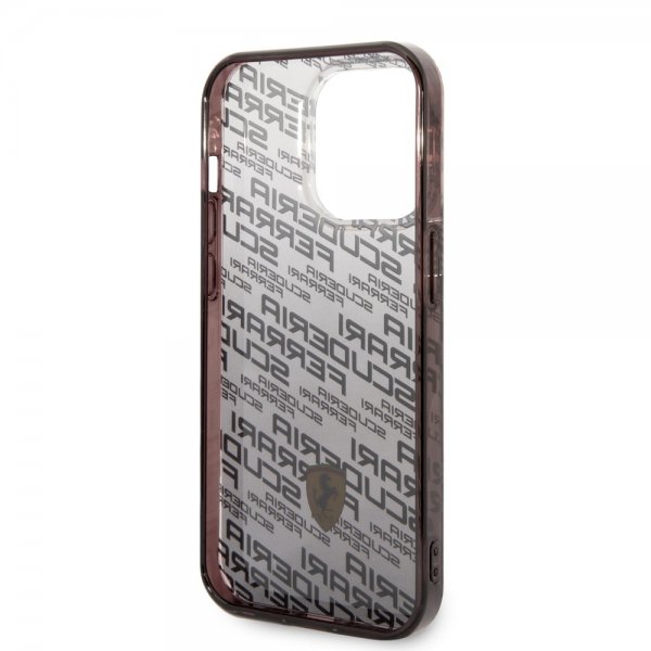Ferrari iPhone 14 Pro Max Suojakuori Gradient Scuderia Musta