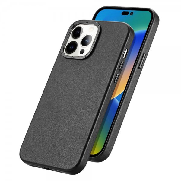 Dux Ducis iPhone 14 Pro Max -kuori Grit Series MagSafe, musta
