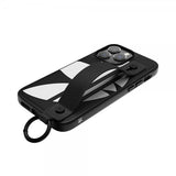 Adidas iPhone 14 Pro Max Kuori Käsihihnalla Musta Valkoinen