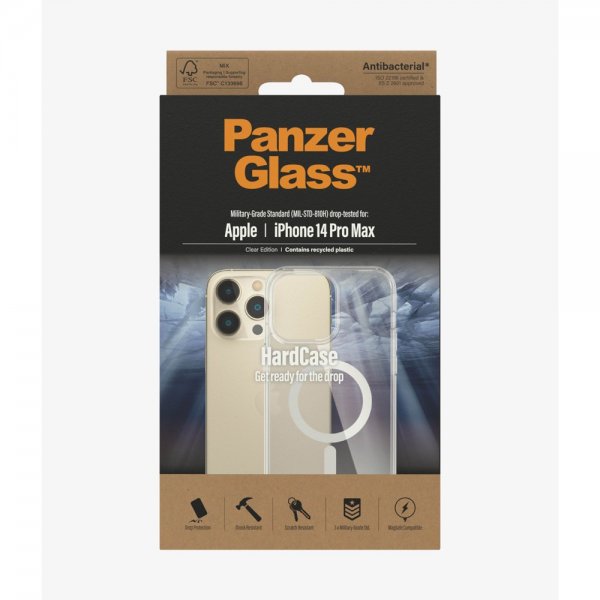 PanzerGlass iPhone 14 Pro Max Kuori HardCase MagSafe Läpinäkyvä