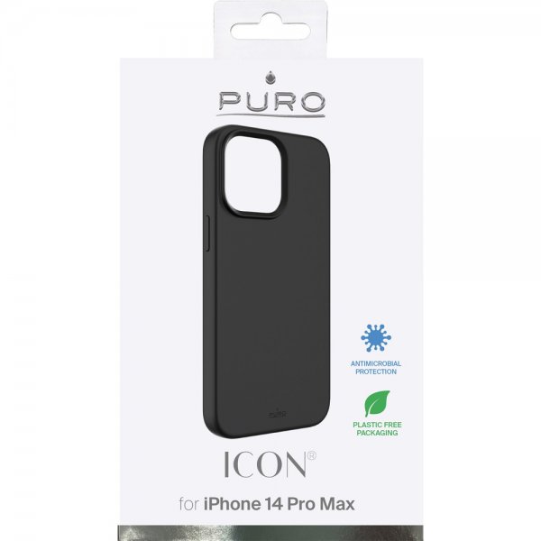 Puro iPhone 14 Pro Max -kuori Icon, musta