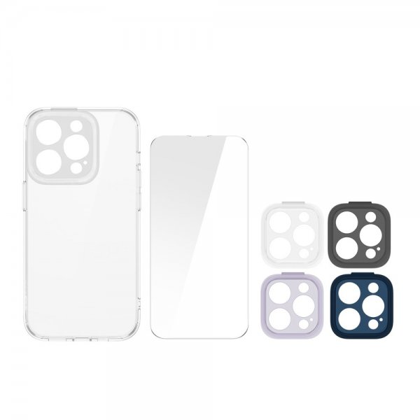 Baseus iPhone 14 Pro Max Illusion Series Läpinäkyvä Suojakuori