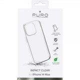 Puro iPhone 14 Pro Max -suojakuori Impact Clear läpinäkyvä