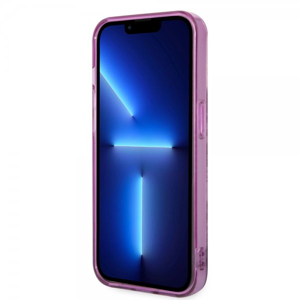 Guess iPhone 14 Pro Max -kuoret Jungle Rosa