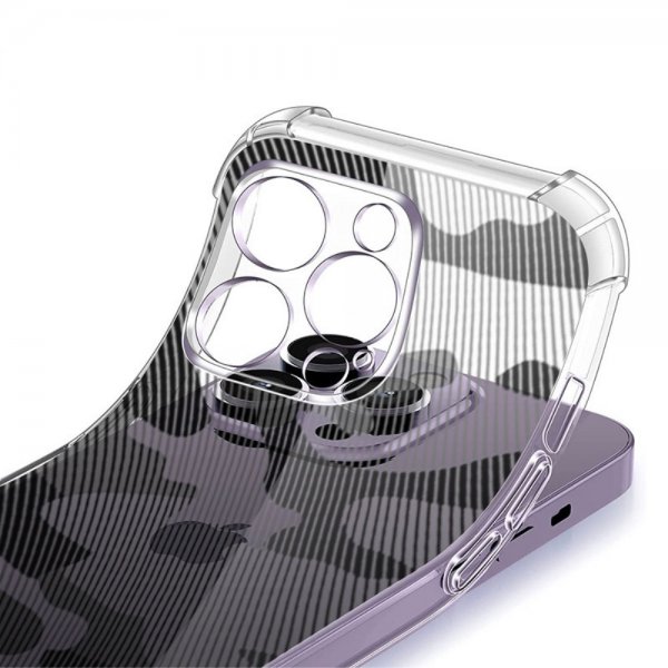 iPhone 14 Pro Max Suojakuori Maastokuvio Musta