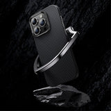 Benks iPhone 14 Pro Max -kuori, Kevlar MagSafe, musta