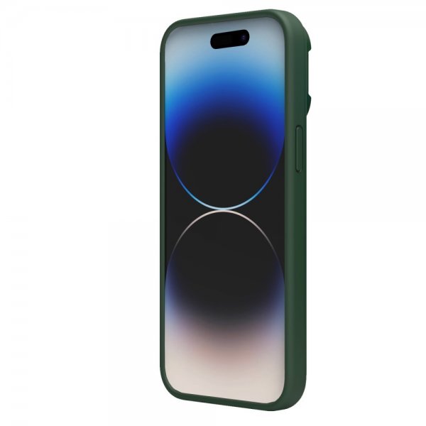 Nillkin iPhone 14 Pro Max -suojakuori LensWing MagSafe Vihreä