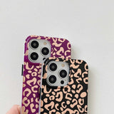 iPhone 14 Pro Max Leopardikuvioinen Kuori Musta