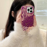 iPhone 14 Pro Max Leopardikuvioinen kuori Valkoinen