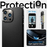 Spigen iPhone 14 Pro Max -kuoret Liquid Air Matte Black
