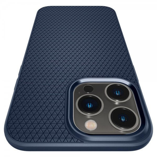 Spigen iPhone 14 Pro Max -suojakuori Liquid Air Navy Blue