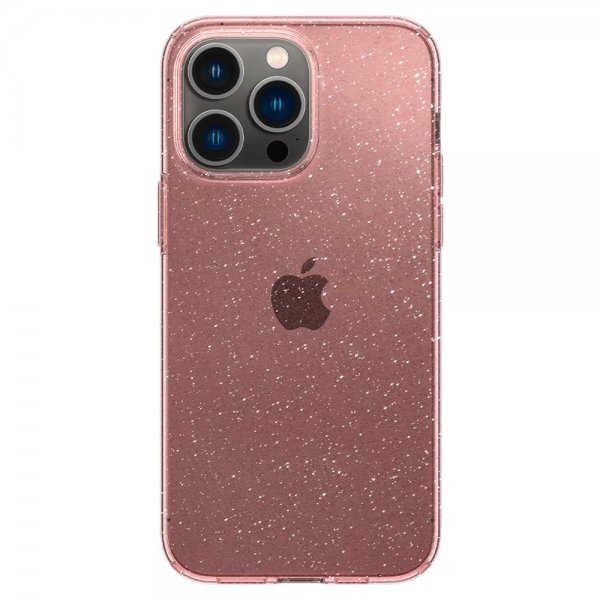 Spigen iPhone 14 Pro Max Kuori Liquid Crystal Glitter Rose Quartz
