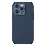 Baseus iPhone 14 Pro Max Kuori Liquid Silica Gel MagSafe Sininen