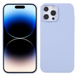 X-Level iPhone 14 Pro Max Kuoret Liquid Silicone Violetti