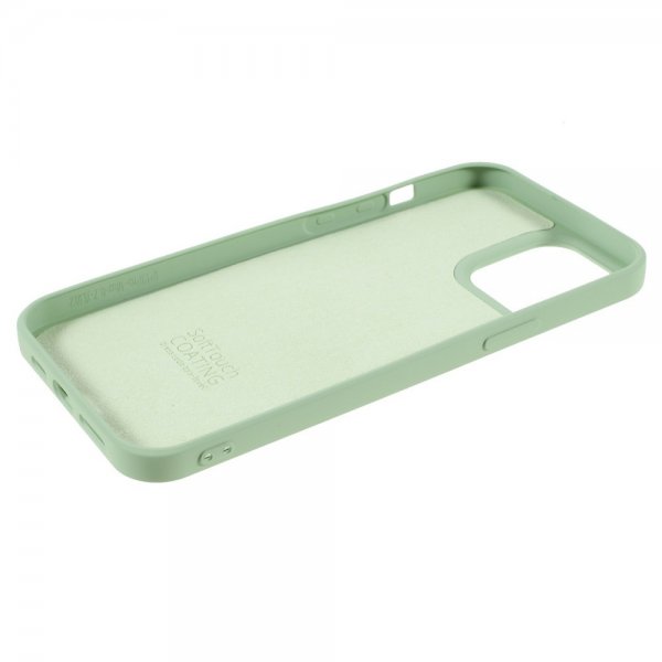 X-Level iPhone 14 Pro Max Kuoret Liquid Silicone Vaaleanvihreä