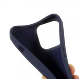 X-Level iPhone 14 Pro Max Kuori Liquid Silicone Tummaninsininen