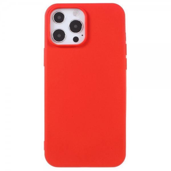 X-Level iPhone 14 Pro Max -kuori Liquid Silicone Punainen