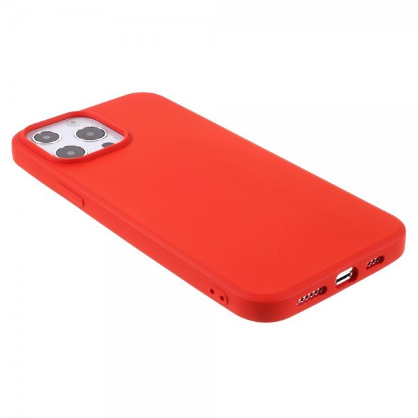 X-Level iPhone 14 Pro Max -kuori Liquid Silicone Punainen