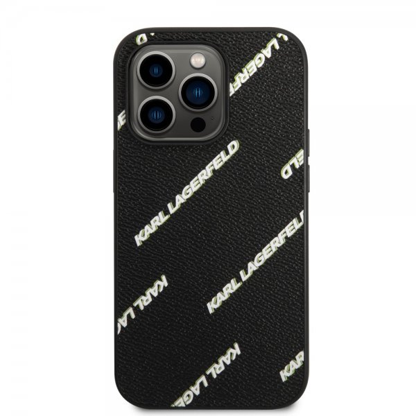 Karl Lagerfeld iPhone 14 Pro Max -suojakuori Logomania Musta