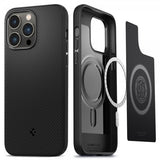 Spigen iPhone 14 Pro Max -kuori Mag Armor MagFit Matte Black