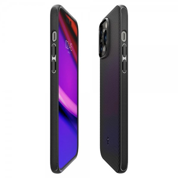 Spigen iPhone 14 Pro Max -kuori Mag Armor MagFit Matte Black