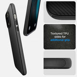 Spigen iPhone 14 Pro Max -kuori Mag Armor MagFit Matte Black