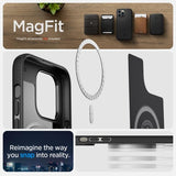 Spigen iPhone 14 Pro Max -kuori Mag Armor MagFit Matte Black