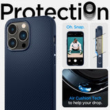 Spigen iPhone 14 Pro Max Suojakuori Mag Armor MagFit Navy Blue