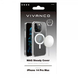 Vivanco iPhone 14 Pro Max Kuori Mag Steady Läpinäkyvä