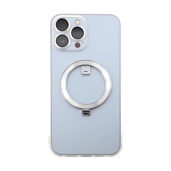 Rvelon iPhone 14 Pro Max Kuori Käännettävällä MagSafe Jalustalla Valkoinen