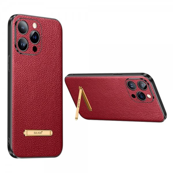 Sulada iPhone 14 Pro Max -kuoret jalustalla, punainen