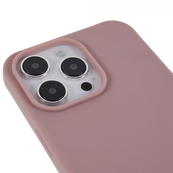 iPhone 14 Pro Max Suojakuori hihnalla Tummanroosa