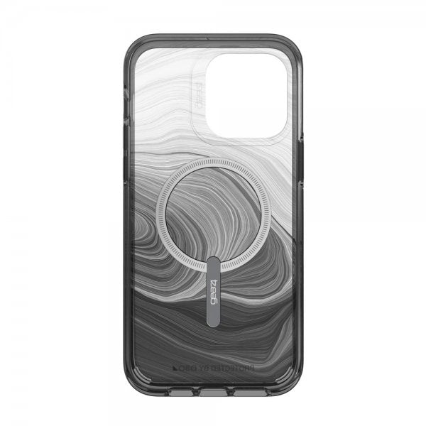 Gear4 iPhone 14 Pro Max Kuori Milan Snap Black Swirl