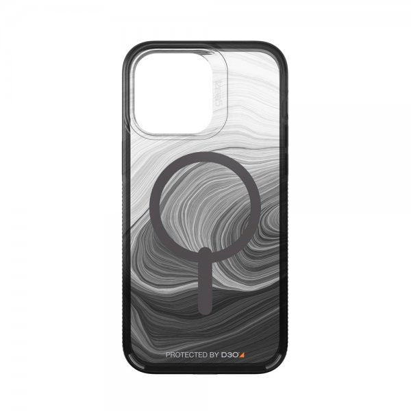 Gear4 iPhone 14 Pro Max Kuori Milan Snap Black Swirl