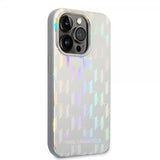 Karl Lagerfeld iPhone 14 Pro Max Kuori Monogram Iridescent Silver