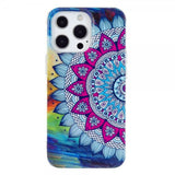 iPhone 14 Pro Max Kuoret Sininen Mandala -kuviolla