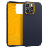 Caseology iPhone 14 Pro Max -kuori näytönsuojalla Nano Pop 360 Blueberry Navy