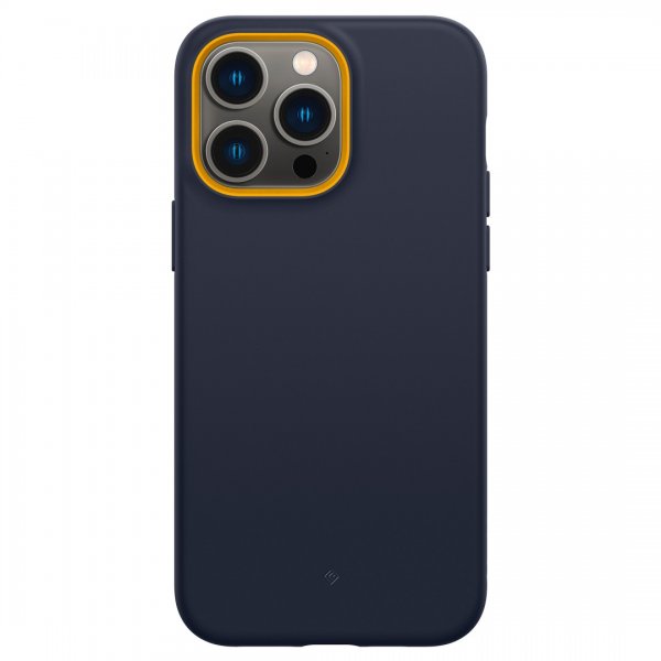 Caseology iPhone 14 Pro Max -kuori näytönsuojalla Nano Pop 360 Blueberry Navy