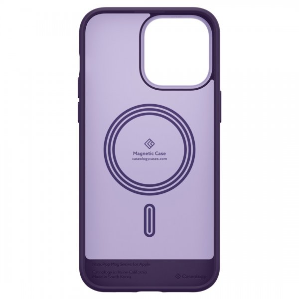Caseology iPhone 14 Pro Max Nano Pop Mag -kuori, Grape Purple